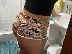 stepsister brushing teeth gets fucked by stepbrother