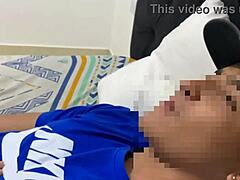 submissive stepsister with small tits in lingerie wants to suck my cock while parents sleep