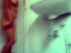 Hey, taking a hot shower with my sexy big-lipped Latina stepsister turns steamy