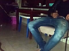 the narrative of paying rent with deep throat, reluctantly choking on the penis