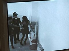 kat lee takes it from behind after foreplay with officer jan