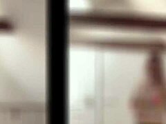 what's with this belly dancer goddess in glasses doing huge dancing moves?