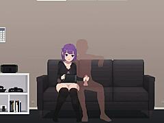 Passive girl with big natural tits gets fucked in all holes by monster cocks