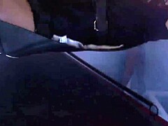 Two dominant women bound and dominate their male in rough BDSM session.