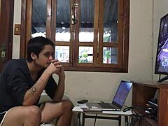 Woman Can't Stand Watching The Game Anymore