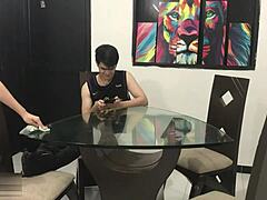 in this homemade vid, my HOT stepsister DEEPTHROATS my cock. then i CREAMPIE her petite ass in DOGGYSTYLE!