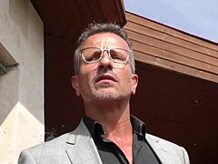 She Enjoys Time with Mature Man in This Short Clip