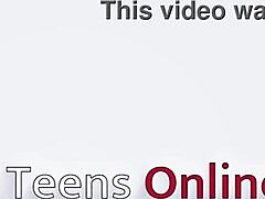 Girl next door in uniform tries fucking machine for close-up uncensored sex