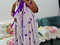 Indian Bhabhi In Saree Gets Fucked Hard By Husband