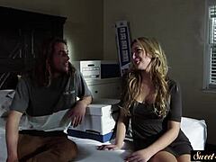 uh teen babe gets banged after that sensual foreplay ya know