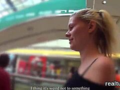 glamorous czech teen seduced in supermarket