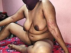 Village Girl Experiences First Time Sex with Huge Saggy Tits and Tight Pussy!