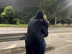 Brazilian Wife Drives Single Guy Wild with Raw Rubbing Action