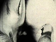 in my secret life, this vintage silent movie shows hairy milf getting beaver licked and blowjob in retro erotic style