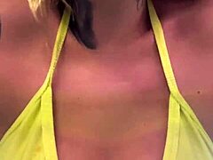 I almost got expelled from the gym for my wet pussy in that see-through bikini on Copacabana beach.