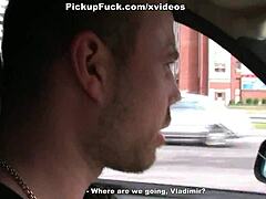 I picked up this horny young girl for outdoor car sex in public.