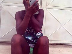 Crazy Bitch Twerks In Clothes Then Strips Naked!