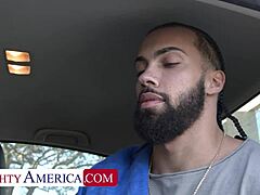 married cassidy luxe dances athletically then cheats by riding and licking her mechanic's big cock hard