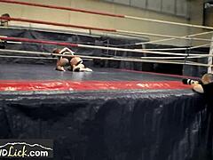 european lesbians wrestling in panties with big tits bouncing