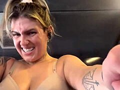 Oops! Training In Gym Bra, Bodybuilders Stare, Horny Wet Pussy!