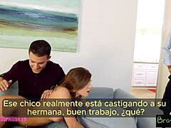 Naked Brother Takes Advantage Of His Sister With Detailed Actions