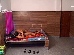 Once a sexy Indian college girl in uniform had intimate moments in high definition setting