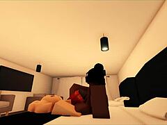 SLUT GETS BLACKED IN ROBLOX GAME