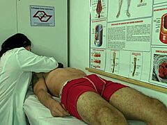 nurse excited by patient's condition.