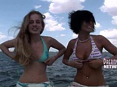 Busted flashing tits on campus!