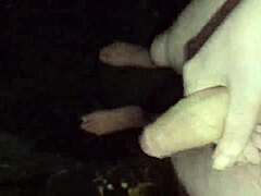 You see my big cock outside in the cold?