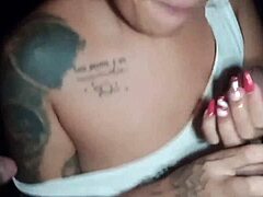 hey, check out brunette babe chelsie rae getting her shaved pussy and ass deepthroated then hammered by black boyfriend