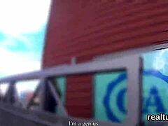 Cute Czech Girl Teased, Clothes Ripped For POV Ride.