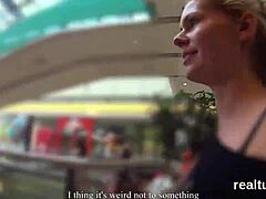 Cute Czech Girl Teased, Clothes Ripped For POV Ride.