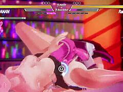 Lesbian battle one erupts with intense pussy action!