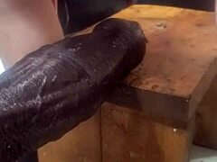 i love these huge hankeys dildos pounding my ass on the fucking machine