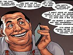 in the mayor's tale episode 1, a cheating husband engages with his sexy ebony maid in the kitchen for teasing and more