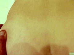 Teen with ideal features receives large facial in debut casting session.