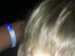 girl performing oral on a big black cock