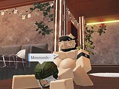 cute blonde boy gets creampie from soldier girl in army one on one blowjob