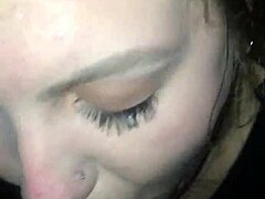 girl performing oral on a big black cock