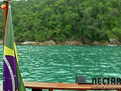 big bambu fucks katharine madrid's ass on pool table 😍