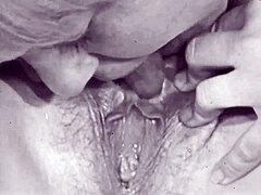 Lesbians Dive Into Vintage Pussy Eating Action!