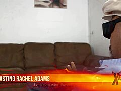 Imagine this horny brunette Latina with big tits slapping and riding a huge cock in her cowgirl casting session.