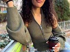 Curly slutty girl from tinder let me do any i want with her