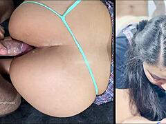 Painful first anal surprise with beautiful 18-year-old Latina student. Her petite ass hurt so much.