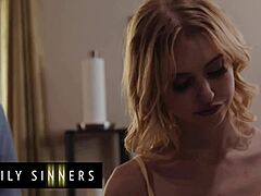 The petite teen 18+ embarks on her first wild fuck adventure with a European and Asian group in a steamy threesome.