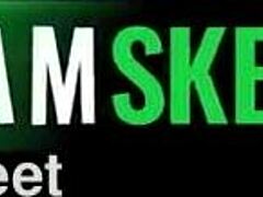 Santa delivers early cum with big tits and sloppy blowjob