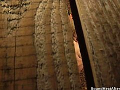 voyeur slave, you're peeking on madame while she bends over for lesbian licking and fingering