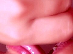 Step brother comes back and gives amateur blowjob to asian step sister. She takes facial cumshot in close-up japanese style.