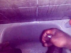 Jerking My Dick in Shower Cum